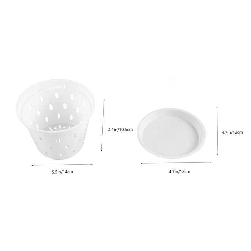 SUPVOX 5sets Orchid Pots Garden Planter with Drainage Holes Use