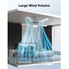 warmiplanet Ceiling Fan with Lights Remote Control, 52 Inch, Brushed