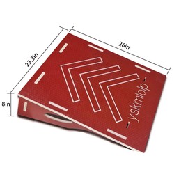 Skateboard Ramp, Bike Ramp，RC Car Jump Ramp - Three Sizes to Choose from, Easy to Assemble (26 "L x 24" W x 8 "H)