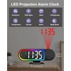 OQIMAX Projection Alarm Clock, 8.5 '' Digital Alarm Clock with