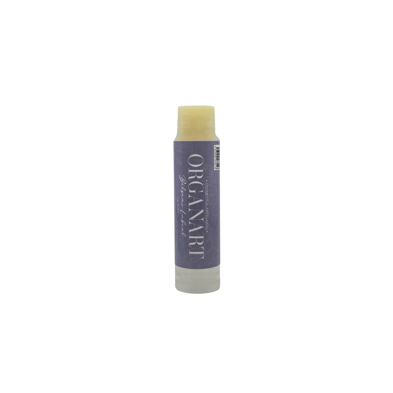 Bálsamo Labial Natural con Manteca de Cacao y Lavanda -