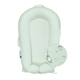 MEXXI Organic Replacement Cover with Waterproof Pad | Premium Quality Spare Cover Certified Organic Cotton | Protects Against leaks | [Fits Dockatot Deluxe + Docks] (Cover Only) (Pistacho Green)