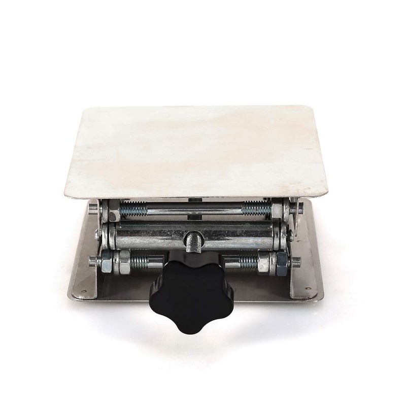 100X100mm Lab Jack Stand- Lab Scissors Jack Platform Lab Lift