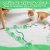 Cat Toy Electric Ball, Cat Toys Self-Employment with LED, Low-Noise