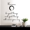 WallPops DWPQ2100 Karma Quote Wall Decal, Black