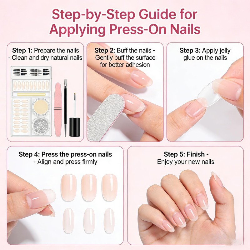 Polka Dot Press On Toenail Short Square Fake Toenails Black