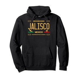 Jalisco Mexico License Plate Aesthetic Jalisco Pullover Hoodie