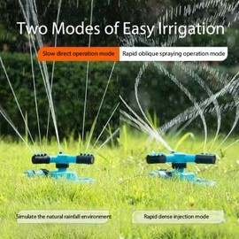 ANIS·KEAAR 1 PCS Sprinklers for Yard, Water Sprinkler for Lawn, 360 Degree Rotating Lawn Sprinkler for Yard Large Area