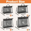 Bgtecho 12 Pack Handbag Storage,Storage Organizer with Zipper & Handle,Dust
