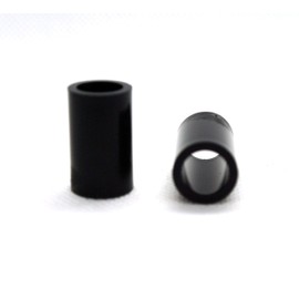 Spacers Nylon Black M8 x 10mm Length, 8.3mm Inner Diameter x 12mm Outer Diameter Cylindrical Unhreaded Pack of 10 (M8 x 10mm L)