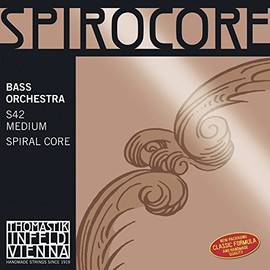 Thomastik-Infeld 3885.7 Spirocore Double Bass Low B String, 3/4 Size, Steel Core Chrome Wound