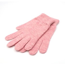 iMongol 100% Pure Cashmere Women Men Full Fingers Signature Gloves Mittens -Warm Wool -FBA(Mix Pink)