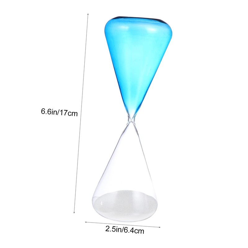 Ciieeo 10 Transparent Glass Timer Desktop Sandglass for Home Decor