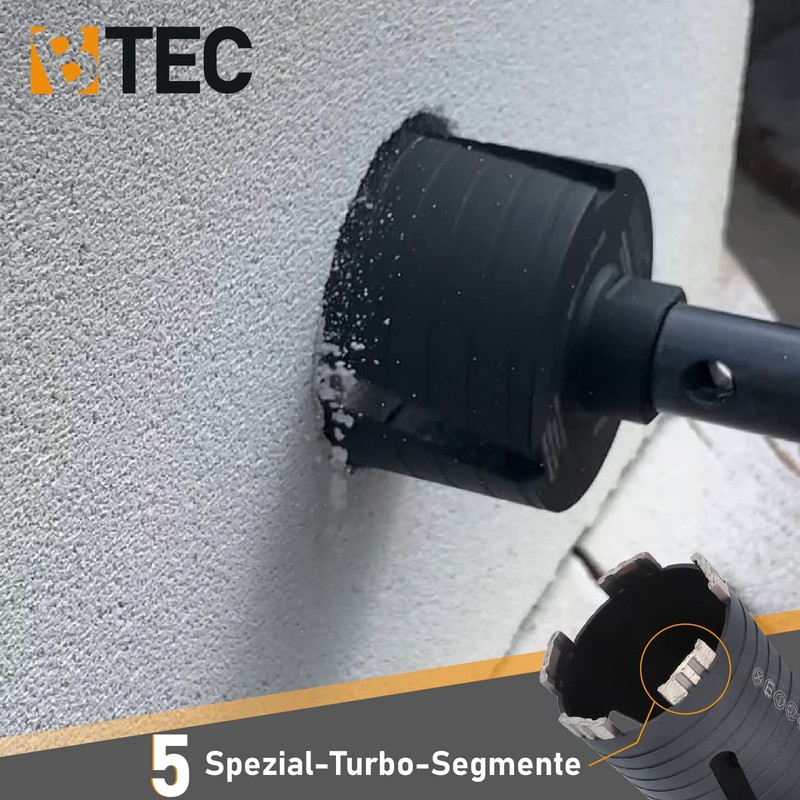 Diamond Socket Drill Bit for Masonry with Hexagonal Socket Usable