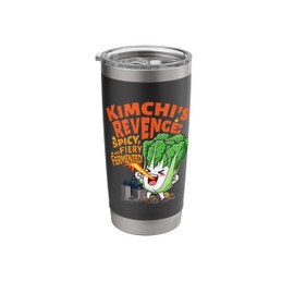 Funny Kimchi Seasoning Sharp Korean Food Motive Stainless Steel Insulated Tumbler