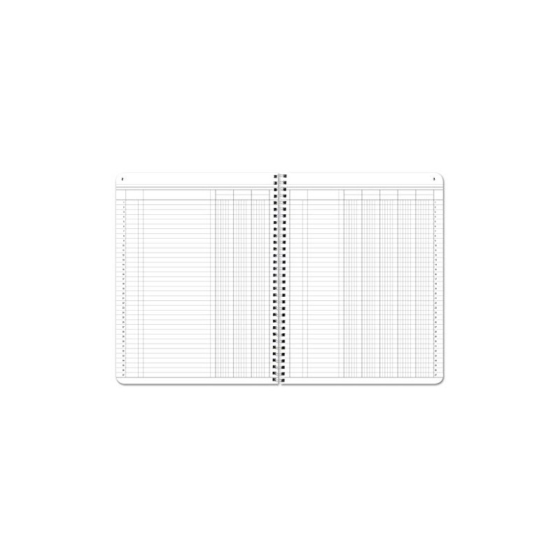 BookFactory 8 Column Account Book/Ledger Book/Accounting Ledger/Notebook (8 Columnar Book