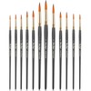 12 Pieces Fine Artist Paint Brushes Fine Detail Brushes Miniature