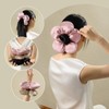 LILYSILK Womens 100% Silk Big Hair Scrunchies Silk Filled Flower