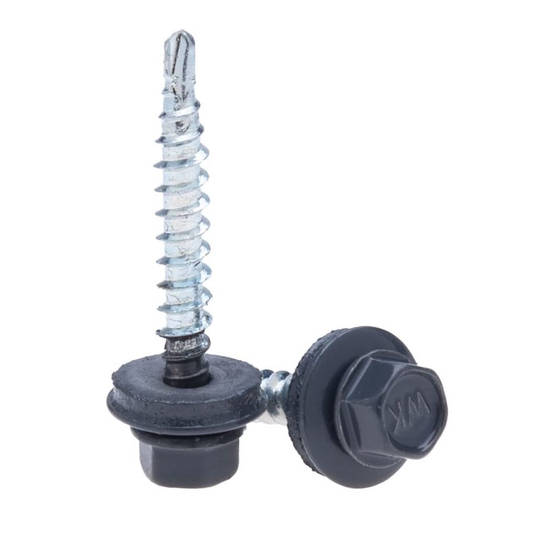 4.8 mm x 35 mm Roofing Screws, Hex Head Self-drilling