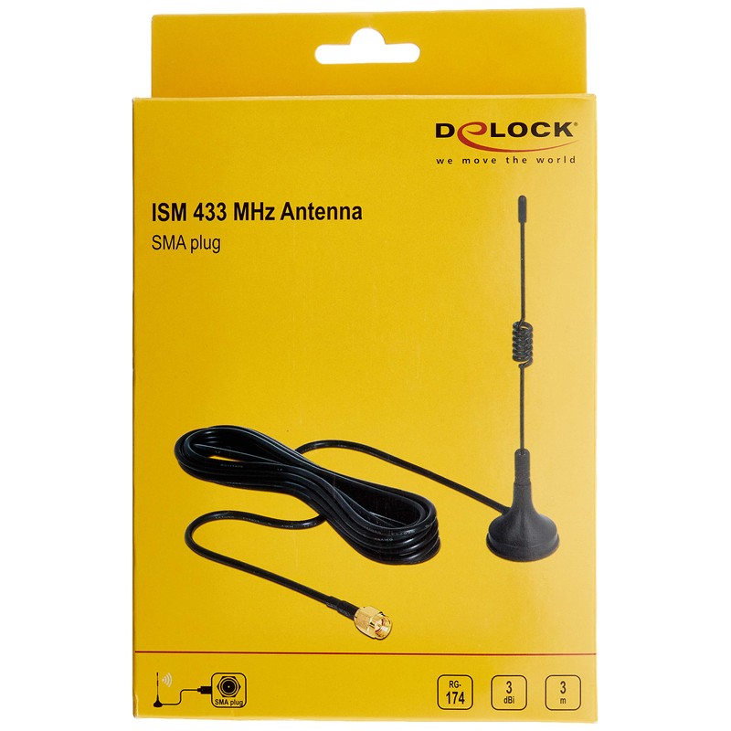 Delock 88877 ISM SMA Omni Star Antenna with Stand 433
