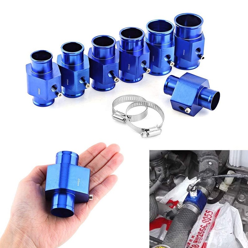 Yctze Universal Car Hose Adapter, Aluminium Alloy Water Temperature Connection