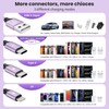 2 USB-C/IP Multi Charging Cable, Charging Cords for Multiple Devices,
