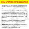 KICKER Speakers 6x9 inch for Dodge Charger 2011-2023 Upgrade Kit