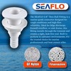 SEAFLO ⅝” Thru Hull Fitting Marine Boat, Polypropylene, Plastic Drain