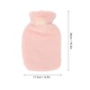 PVC Hot Water Bag with Soft Plush Cover Leakproof Winter