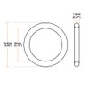 sourcing map O-Rings Nitrile Rubber 20 mm x 23.6 mm
