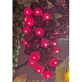Kurt Adler 100-LIGHT SET GRAPE CLUSTER Red BURGUNDY GRAPE Indoor/Outdoor H1283BURG NEW