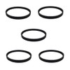 GULUANT 5 Pack Replacement Geared Vacuum Cleaner Power Nozzle Belt