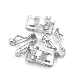 sourcing map Car Dashboard Holder Console Instrument Panel Metal Clip 12.5 x 17 mm Pack of 4