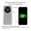 Delanie Pulidor Recargable De 35000 Rpm Gris Para Uñas