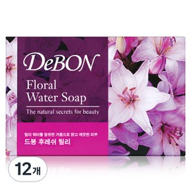 Debon Fresh Lily Soap 100g 12 pieces / 드봉 후레쉬 릴리 비누 100g 12개