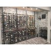 VintageView Evolution Wine Wall 1C 5" (2 Bottles) (Matte Black/Chrome)