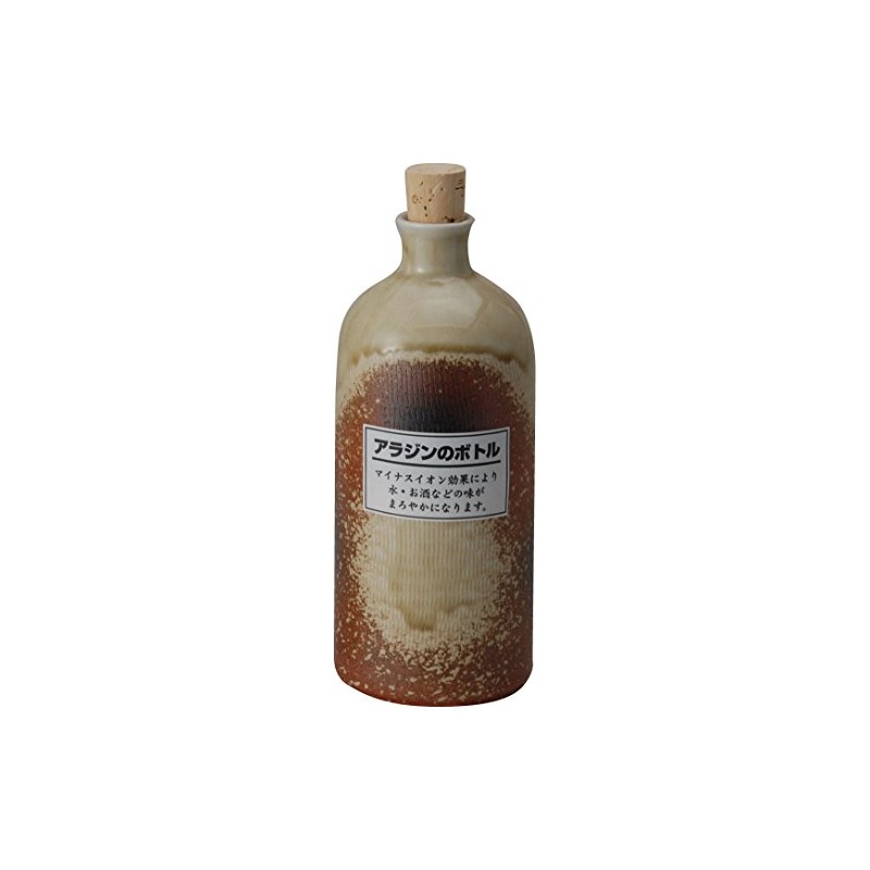 Shigaraki Ware 550-06 Bottle, Radium Bottle, Koshigaraki Short, Width 3.5