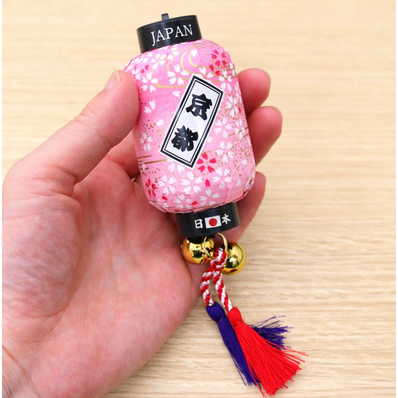 Matsumi Kogei Japanese Paper Lantern Magnet, Crane, Red