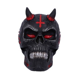 Nemesis Now James Ryman - Calavera Infernal, Negro, 20 cm
