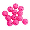 12PCS 74mm 40 Holes Pickleballs PE Plastic High Elasticity Pickleball