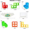Afufu Tetra Tower Balance Game 48 Pieces, Tetris Balance Toy