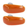 2PCS Side Turn Signal Light Lens with Gaskets Replacement for