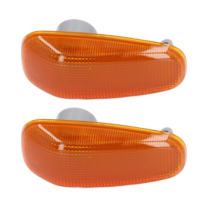 2PCS Side Turn Signal Light Lens with Gaskets Replacement for