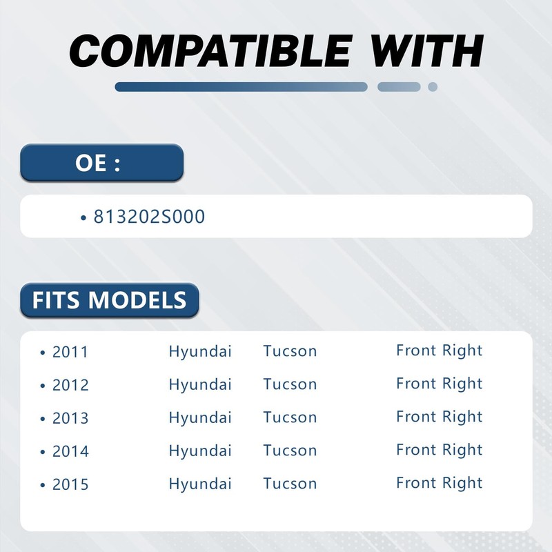 KELOKE Door Latch Lock Actuator Compatible with Hyundai Tucson 2011