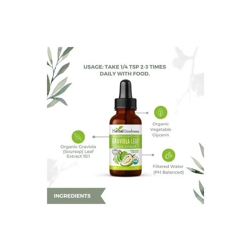 Herbal Goodness Extracto Guanábana 1 Oz 15x