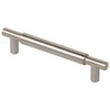 Liberty Hardware P00128C-110-C Modern Metal Kitchen or Furniture Cabinet Hardware Handle Pull, 128mm, Stainless Steel