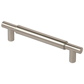 Liberty Hardware P00128C-110-C Modern Metal Kitchen or Furniture Cabinet Hardware Handle Pull, 128mm, Stainless Steel