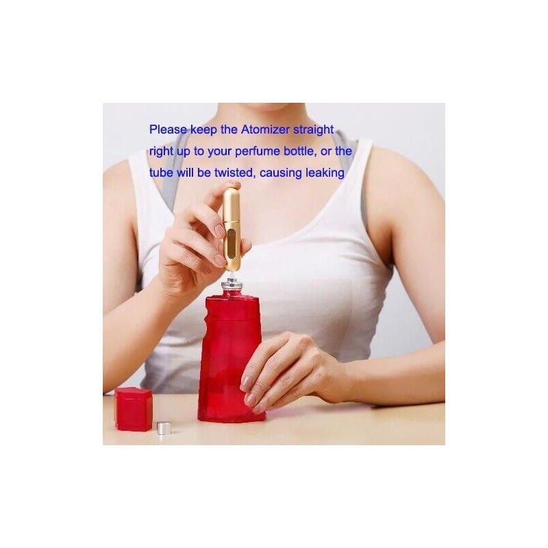 Unbranded 3 Pcs Mini Travel Refillable Perfume Atomizer Bottle Spray