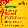 Gevalia House Blend Decaf Medium Roast Ground Coffee, 12 oz