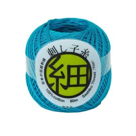 Olympus Thred Embroidery Thread "Sashiko Thread (Thin), Turquoise No. 217"